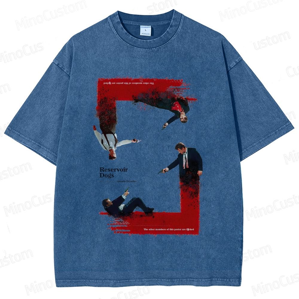 Crime - Themed Character Collage Short - Sleeve T - Shirt