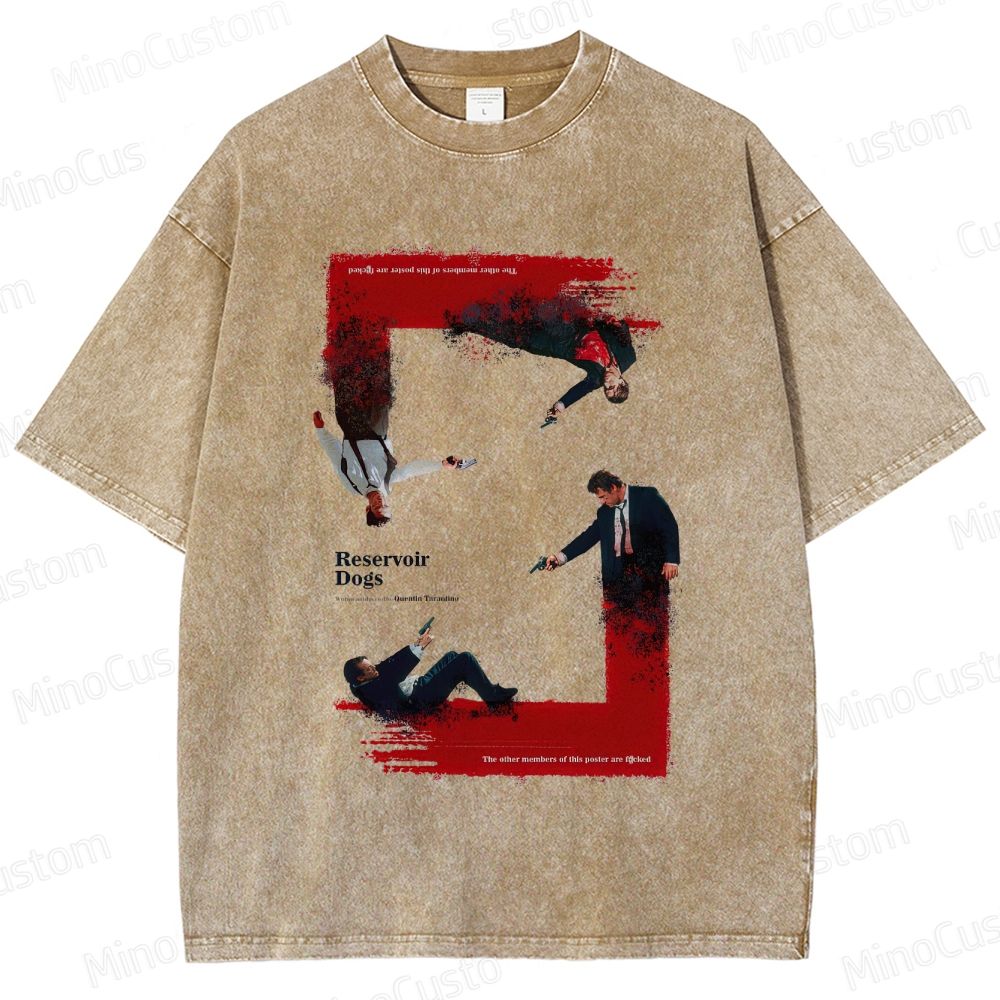 Crime - Themed Character Collage Short - Sleeve T - Shirt