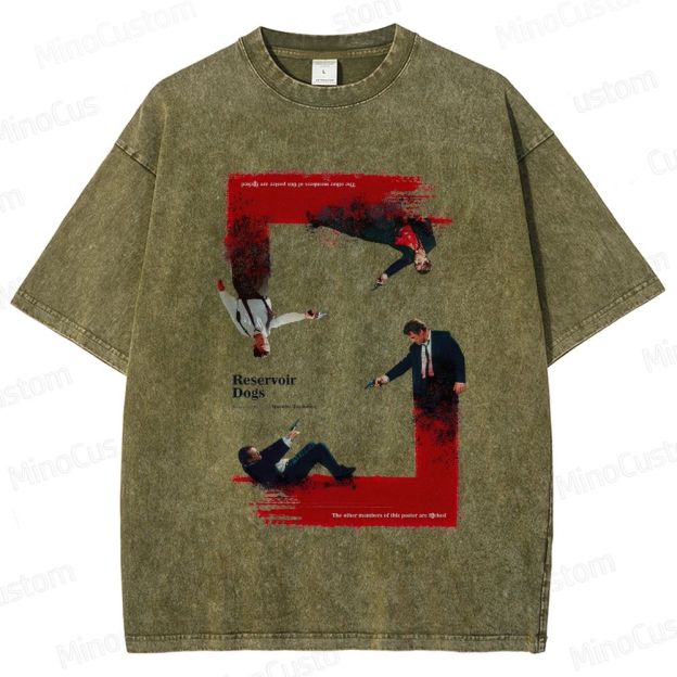 Crime - Themed Character Collage Short - Sleeve T - Shirt