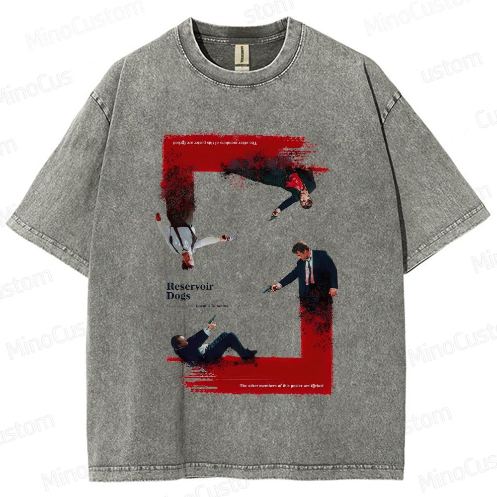 Crime - Themed Character Collage Short - Sleeve T - Shirt