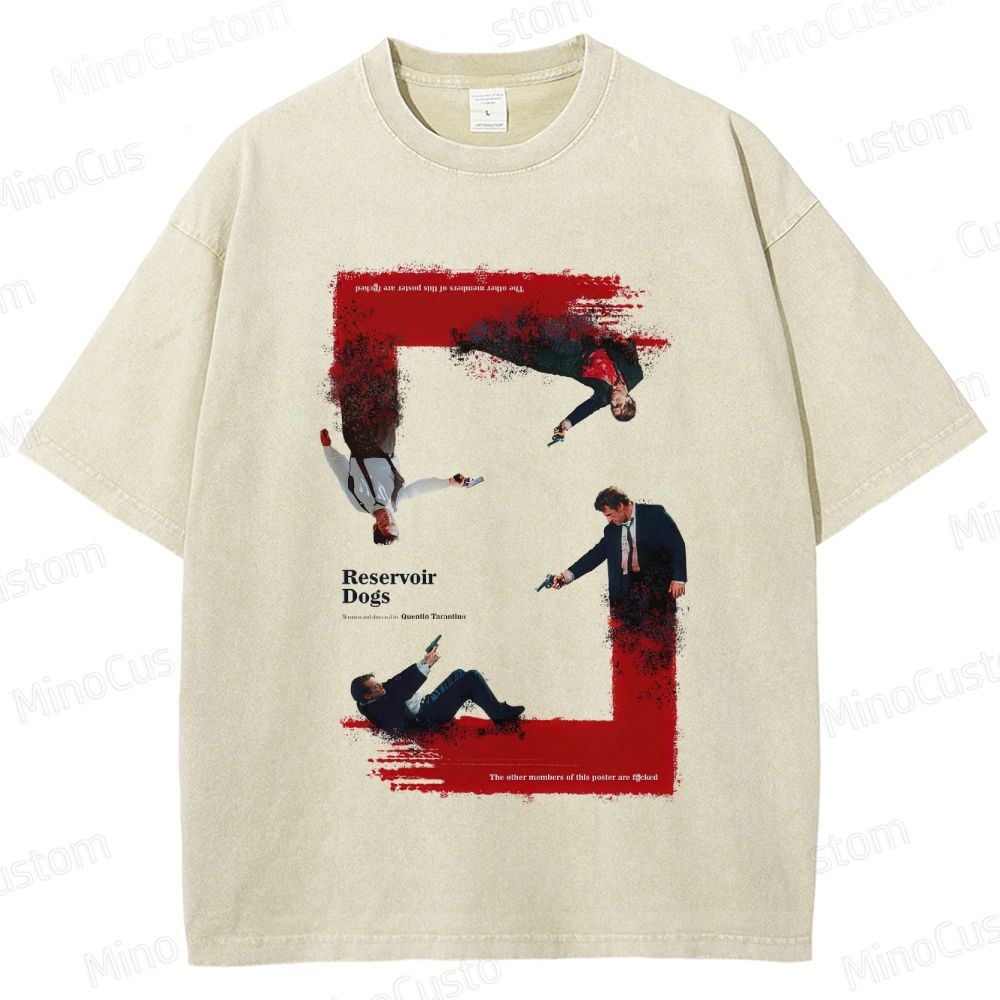 Crime - Themed Character Collage Short - Sleeve T - Shirt