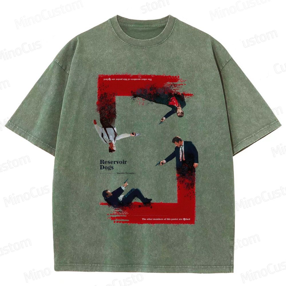 Crime - Themed Character Collage Short - Sleeve T - Shirt