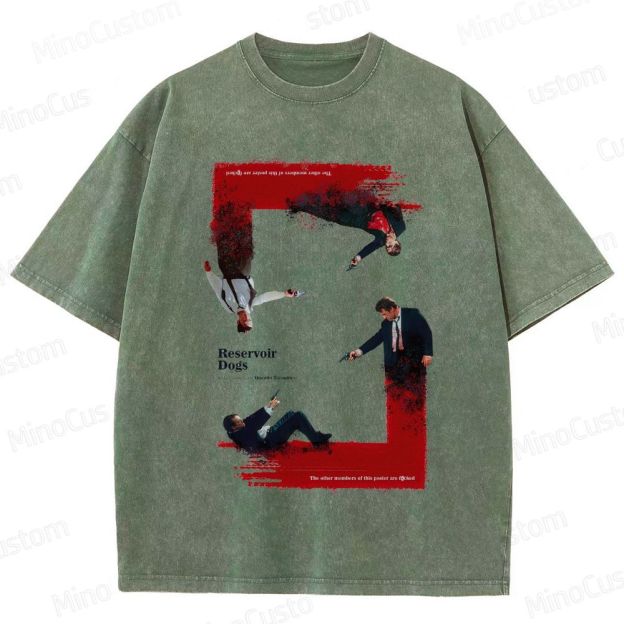 Crime - Themed Character Collage Short - Sleeve T - Shirt