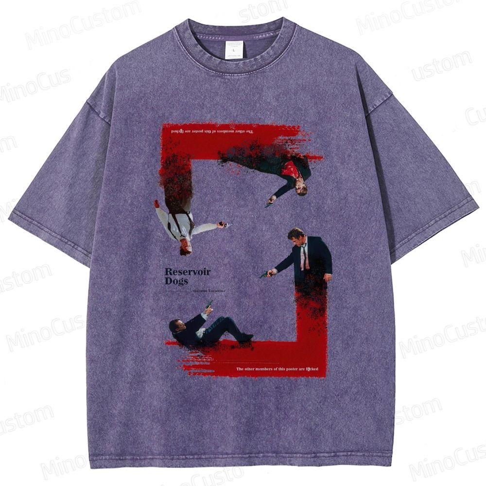 Crime - Themed Character Collage Short - Sleeve T - Shirt