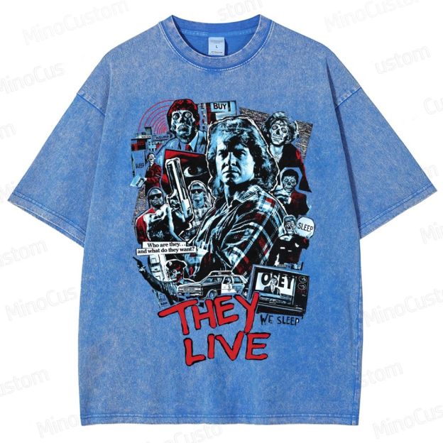 Sci - Fi Character Collage Short - Sleeve T - Shirt