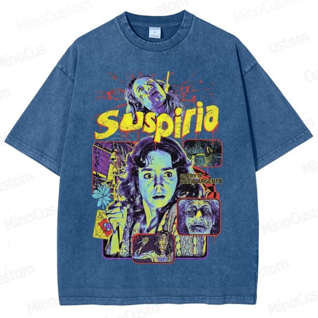 Horror - Themed Character Collage Short - Sleeve T - Shirt