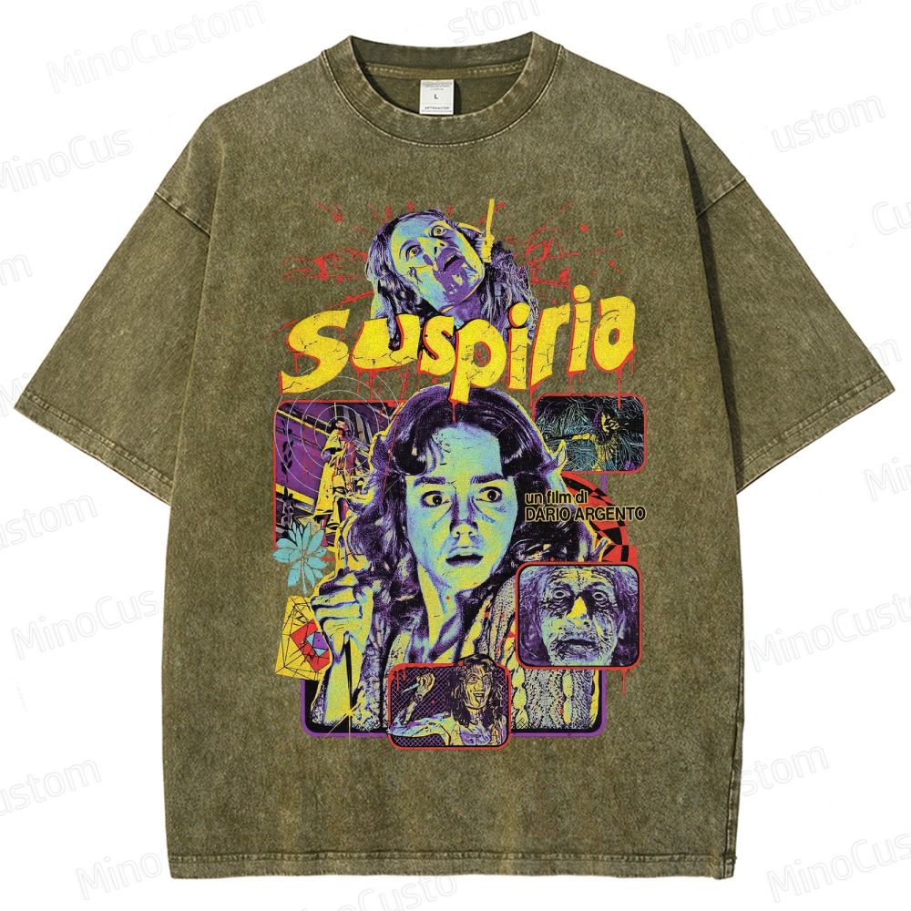 Horror - Themed Character Collage Short - Sleeve T - Shirt