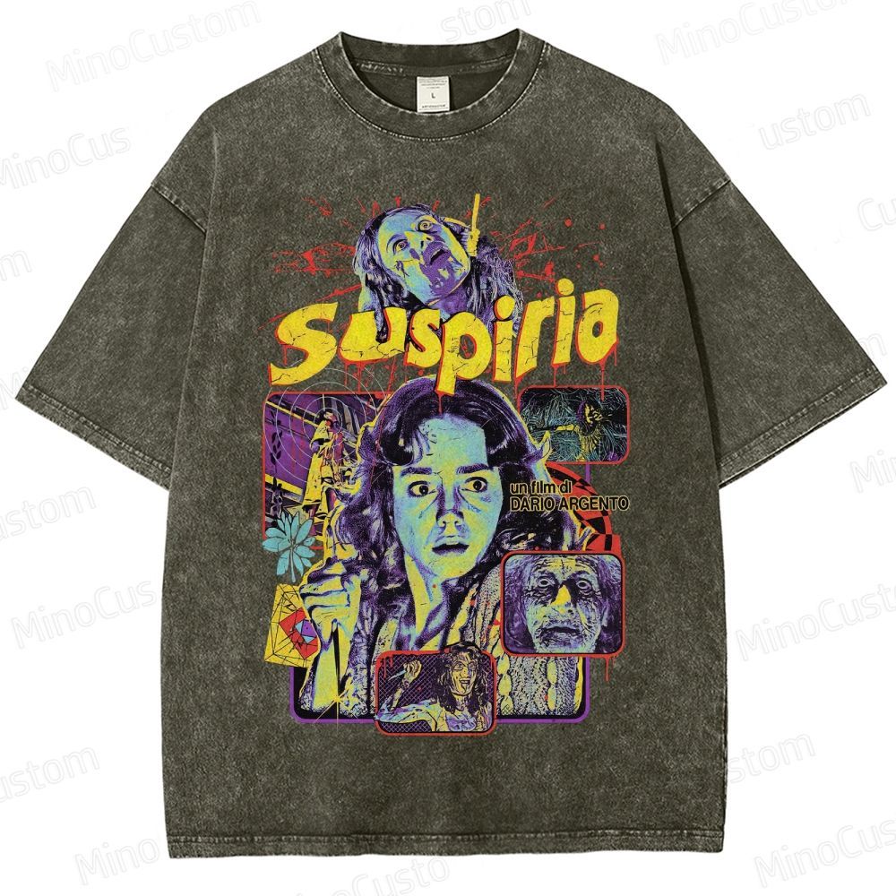 Horror - Themed Character Collage Short - Sleeve T - Shirt