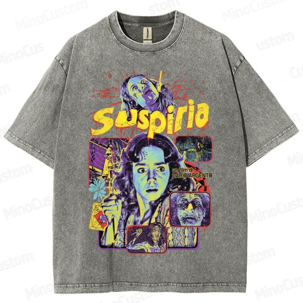 Horror - Themed Character Collage Short - Sleeve T - Shirt