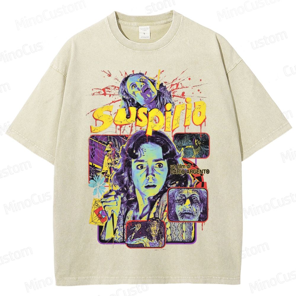 Horror - Themed Character Collage Short - Sleeve T - Shirt