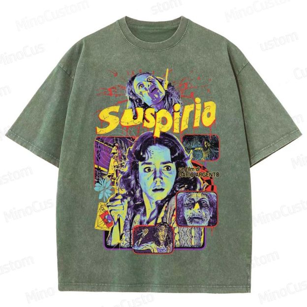 Horror - Themed Character Collage Short - Sleeve T - Shirt