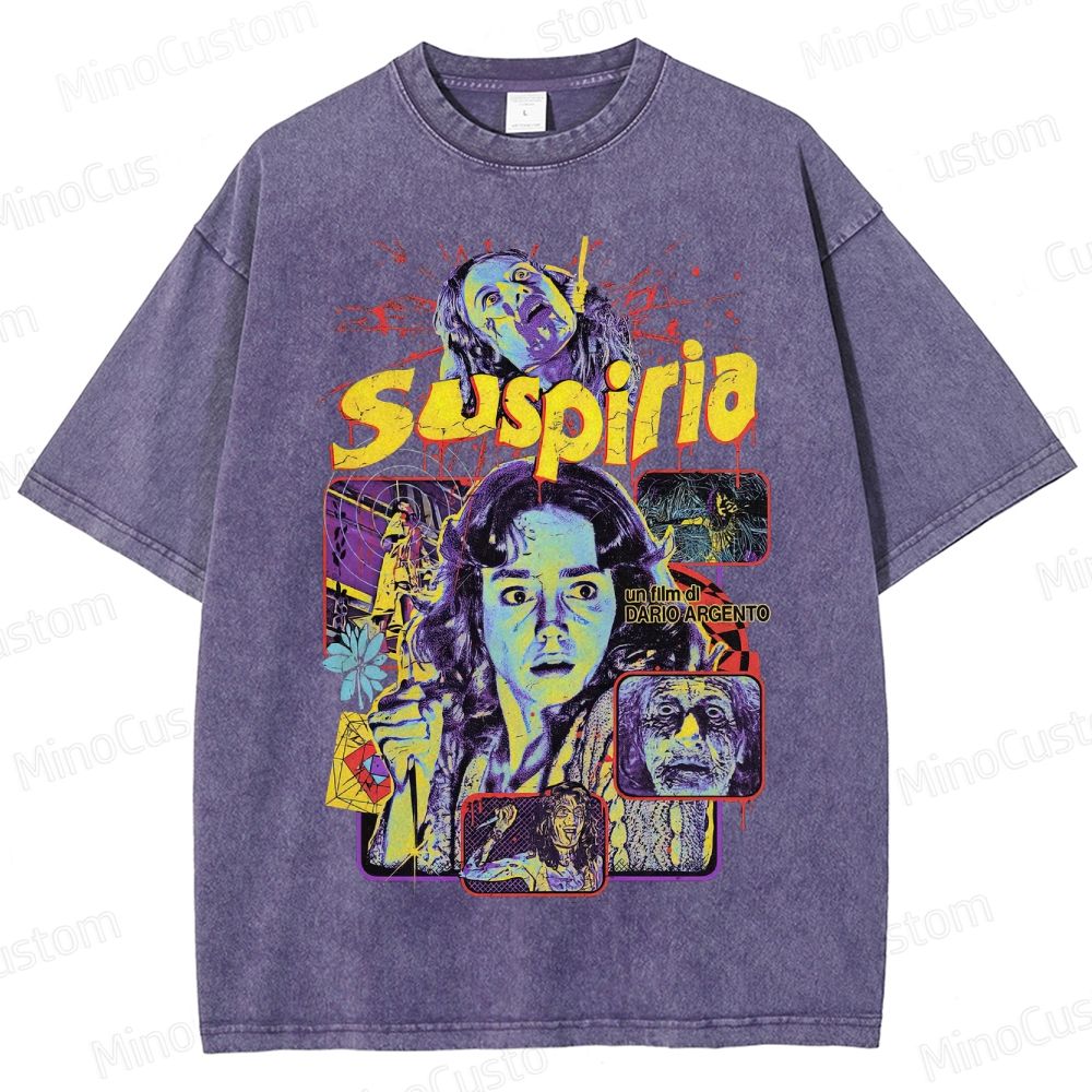 Horror - Themed Character Collage Short - Sleeve T - Shirt