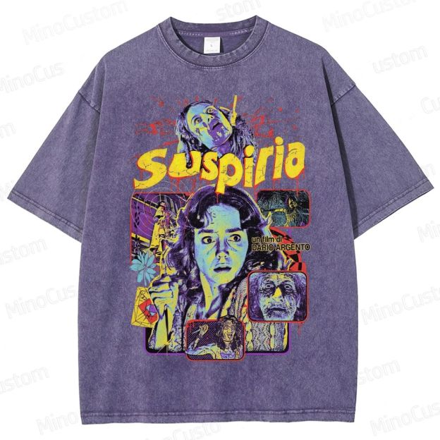 Horror - Themed Character Collage Short - Sleeve T - Shirt