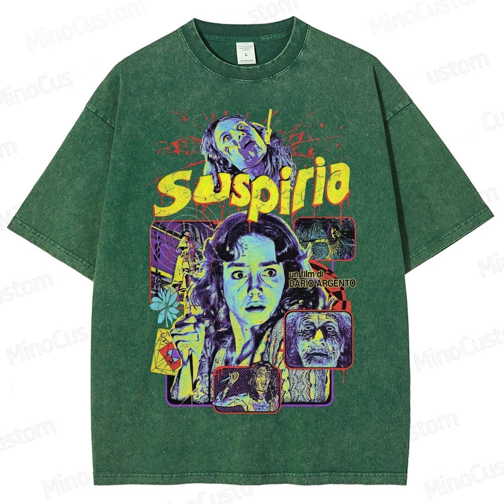 Horror - Themed Character Collage Short - Sleeve T - Shirt