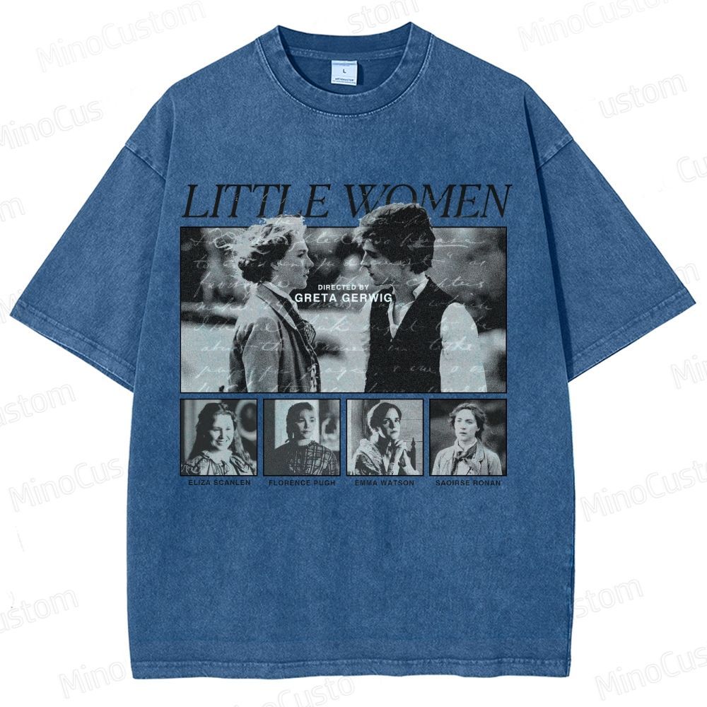 Vintage Character Collage Short - Sleeve T - Shirt