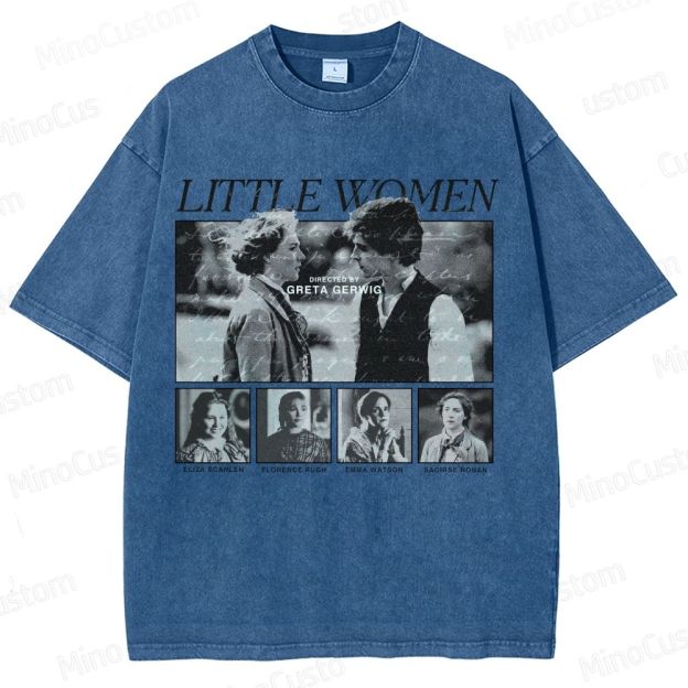 Vintage Character Collage Short - Sleeve T - Shirt