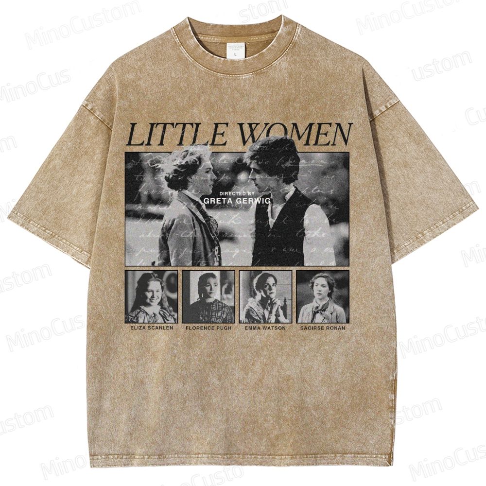 Vintage Character Collage Short - Sleeve T - Shirt