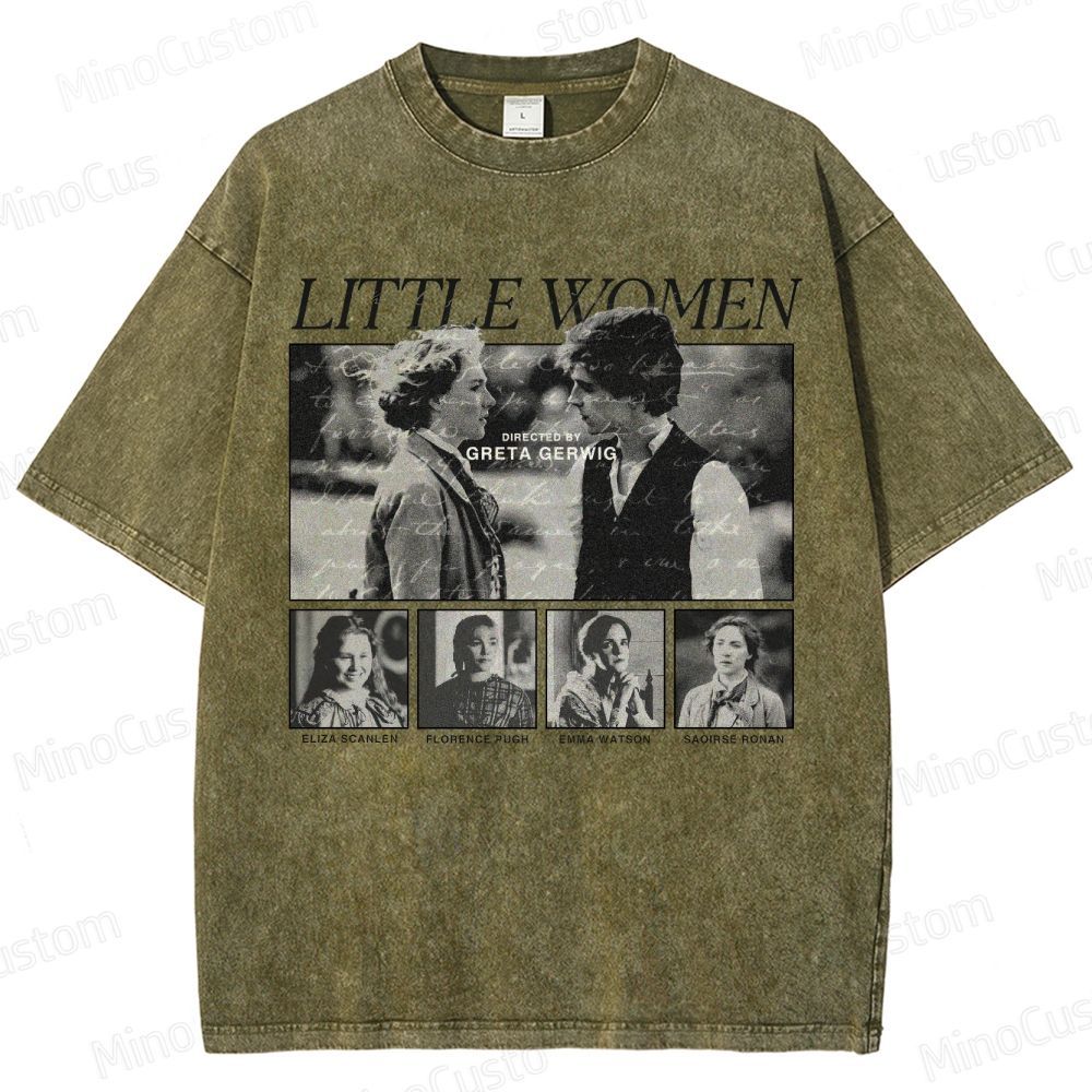 Vintage Character Collage Short - Sleeve T - Shirt