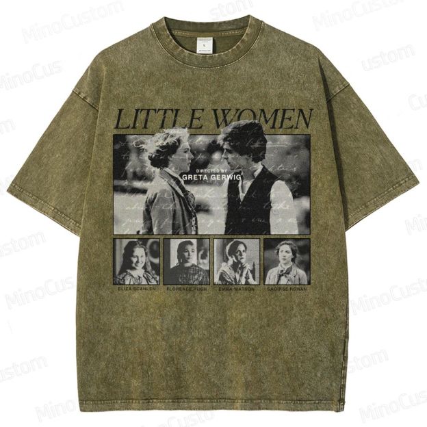 Vintage Character Collage Short - Sleeve T - Shirt