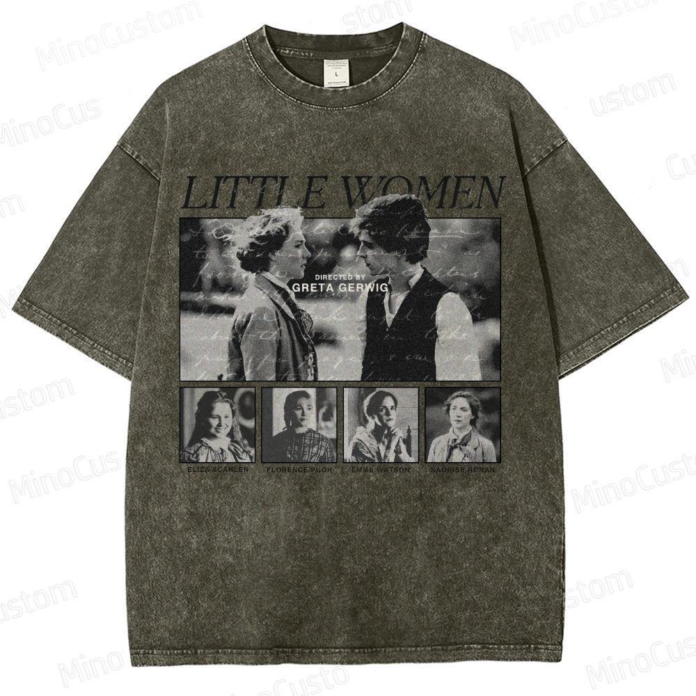 Vintage Character Collage Short - Sleeve T - Shirt