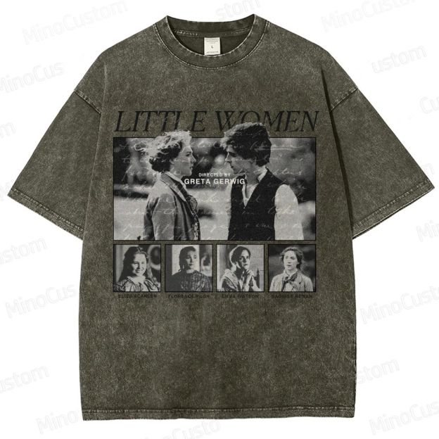 Vintage Character Collage Short - Sleeve T - Shirt