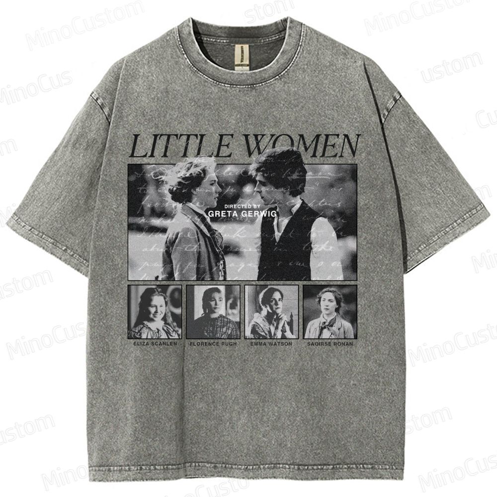 Vintage Character Collage Short - Sleeve T - Shirt