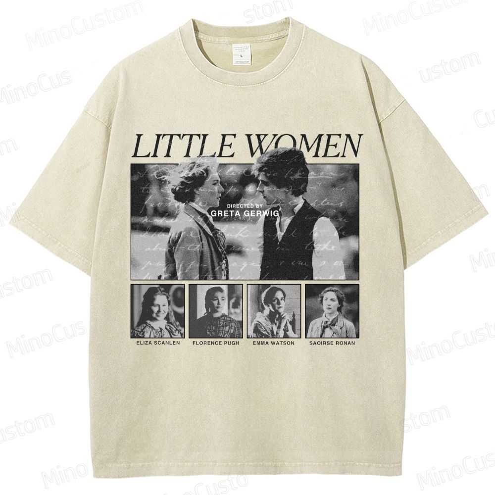 Vintage Character Collage Short - Sleeve T - Shirt