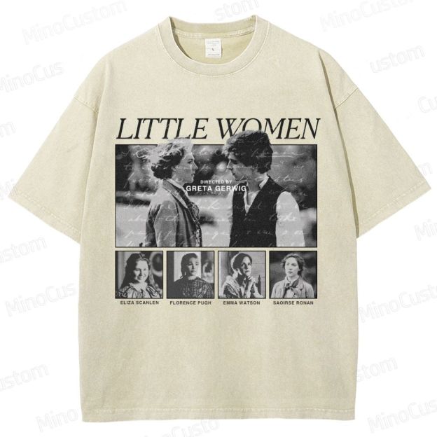 Vintage Character Collage Short - Sleeve T - Shirt