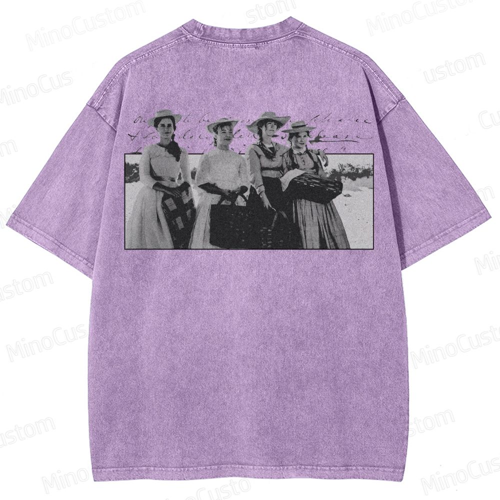 Vintage Character Collage Short - Sleeve T - Shirt