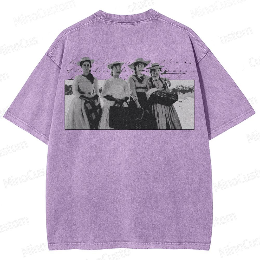 Vintage Character Collage Short - Sleeve T - Shirt