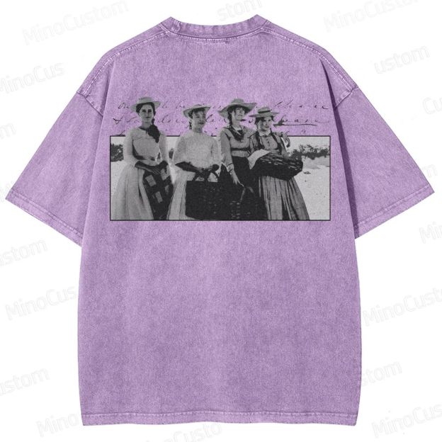 Vintage Character Collage Short - Sleeve T - Shirt