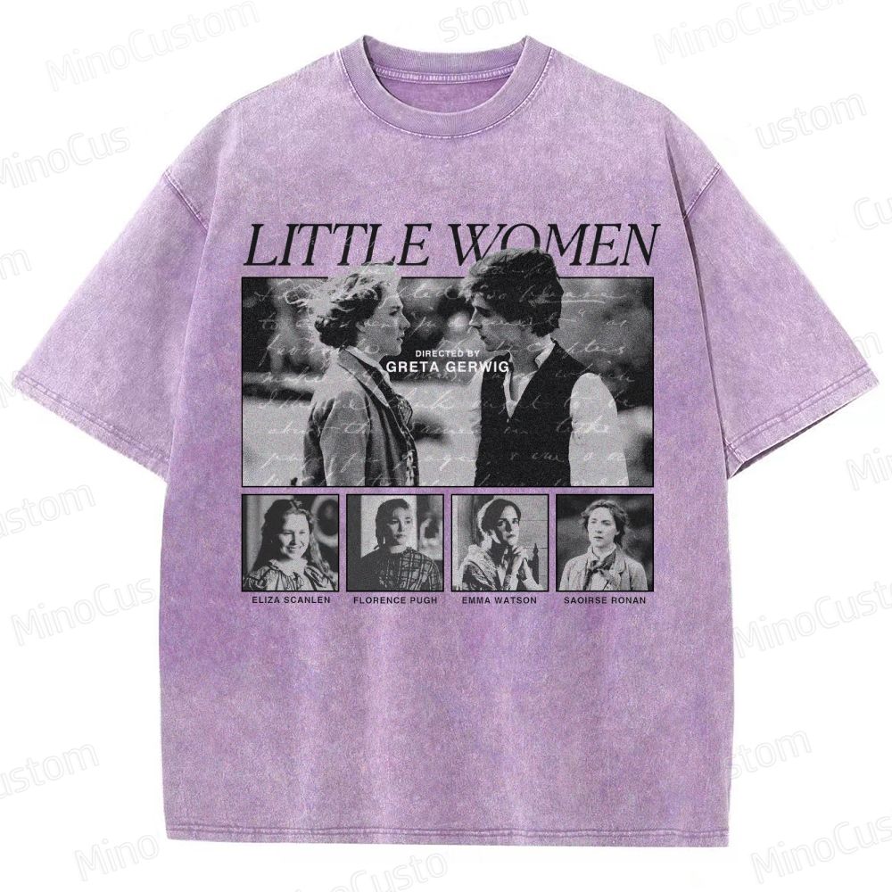 Vintage Character Collage Short - Sleeve T - Shirt