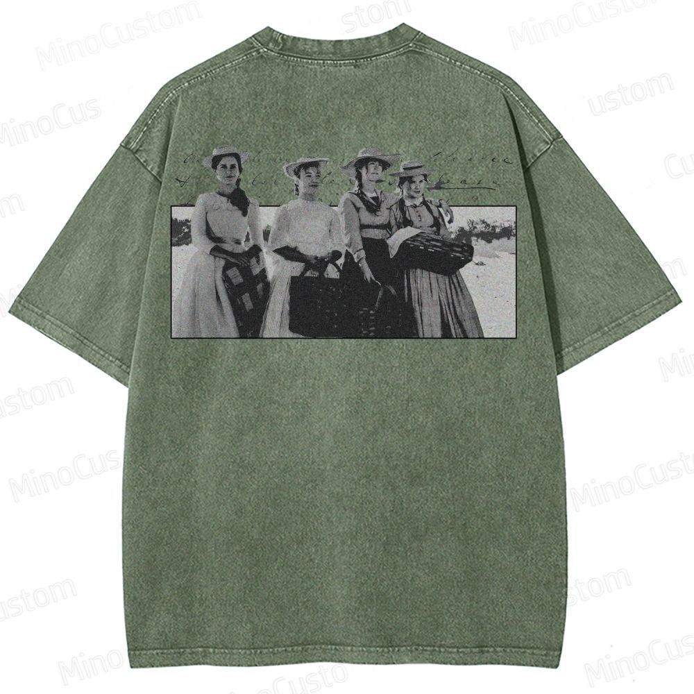 Vintage Character Collage Short - Sleeve T - Shirt