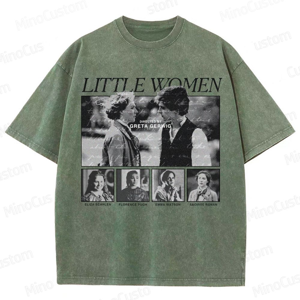 Vintage Character Collage Short - Sleeve T - Shirt