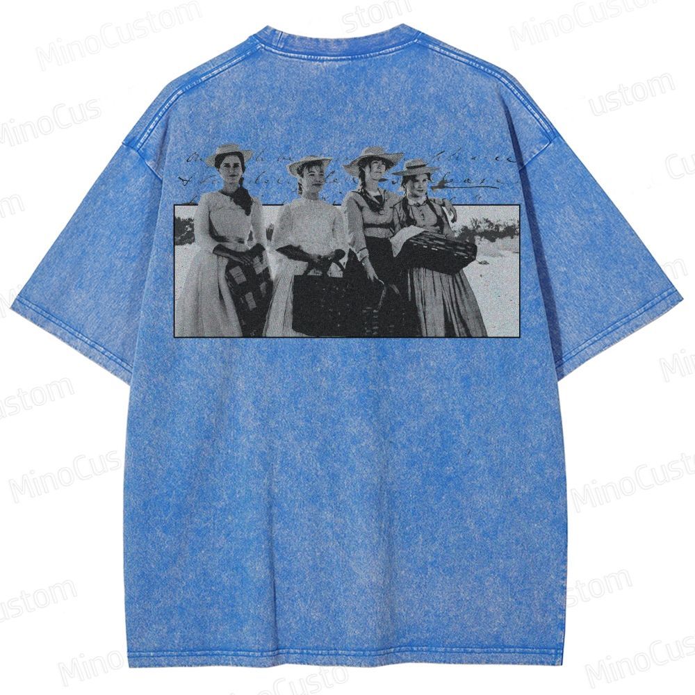 Vintage Character Collage Short - Sleeve T - Shirt