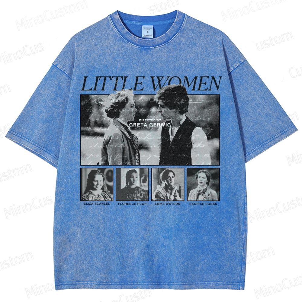 Vintage Character Collage Short - Sleeve T - Shirt