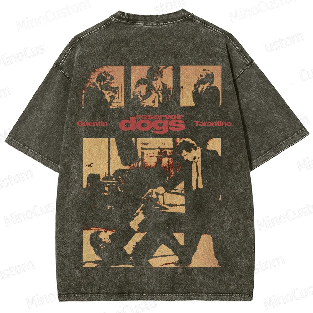 Crime - Themed Character Collage Short - Sleeve T - Shirt