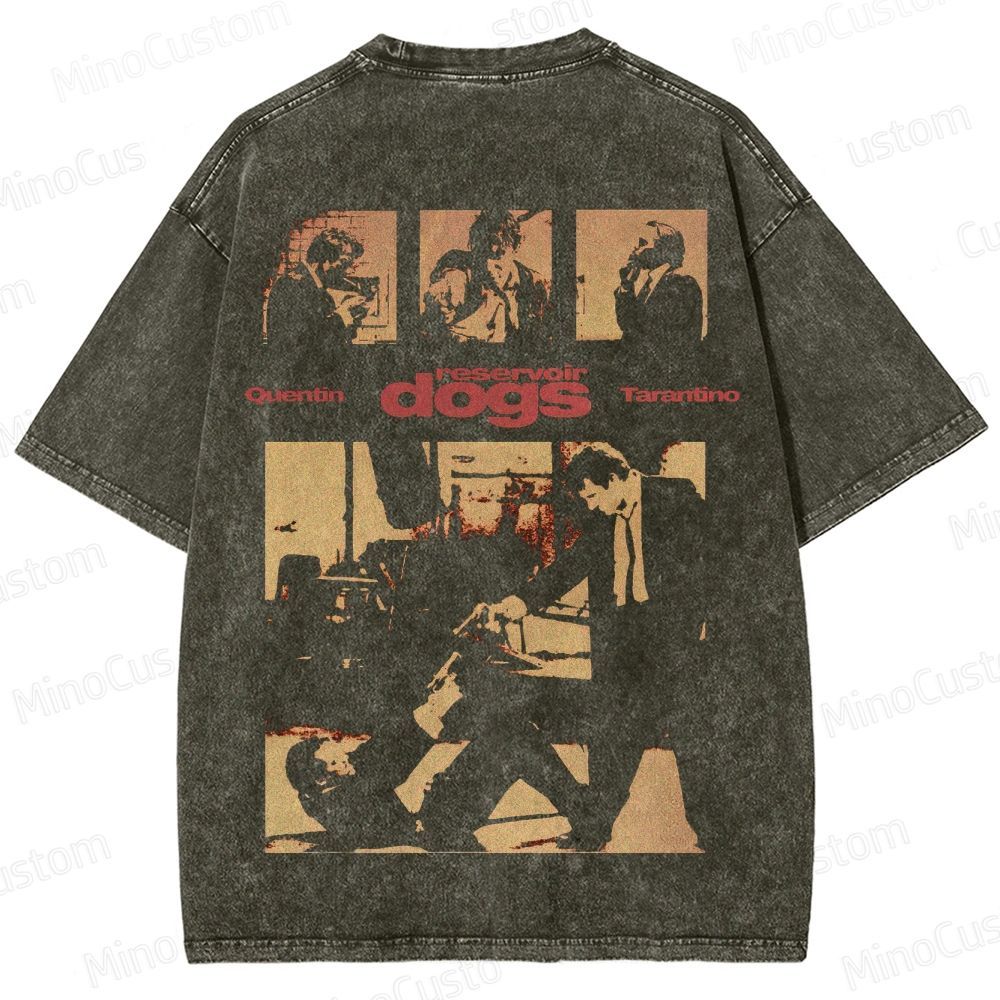 Crime - Themed Character Collage Short - Sleeve T - Shirt