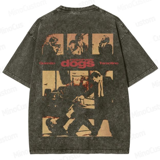 Crime - Themed Character Collage Short - Sleeve T - Shirt