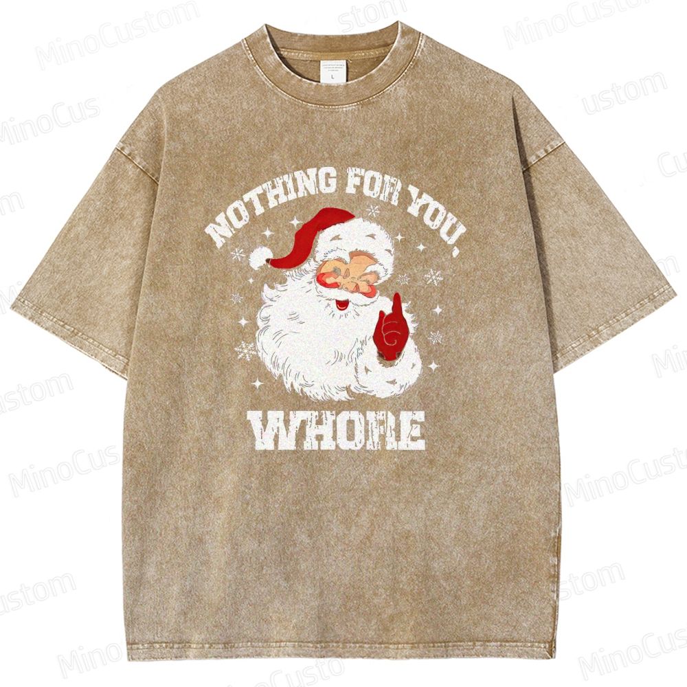 Christmas - Themed Santa Claus Graphic Short - Sleeve T - Shirt