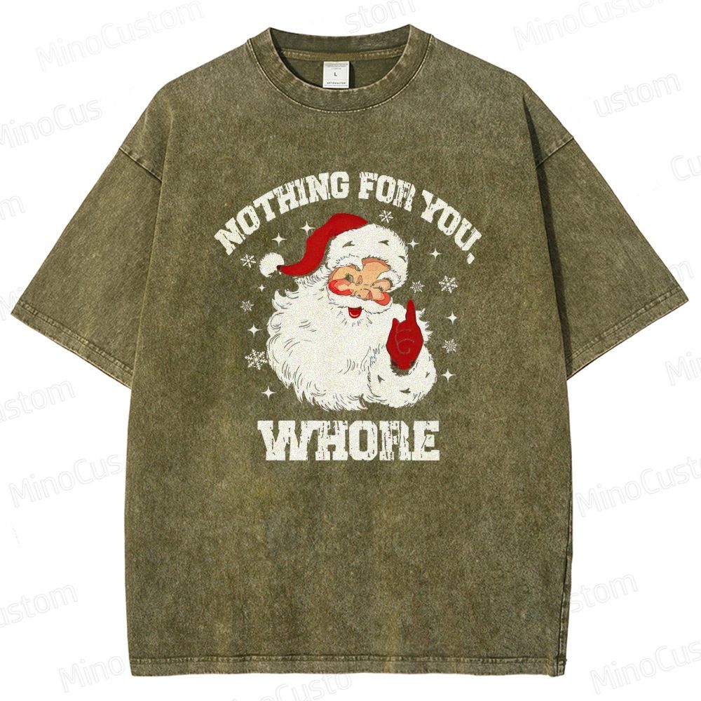 Christmas - Themed Santa Claus Graphic Short - Sleeve T - Shirt