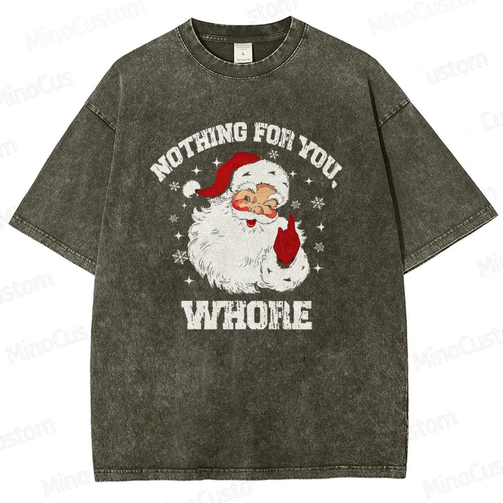 Christmas - Themed Santa Claus Graphic Short - Sleeve T - Shirt