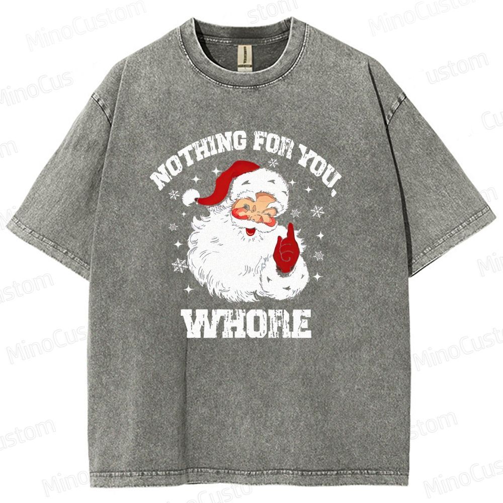 Christmas - Themed Santa Claus Graphic Short - Sleeve T - Shirt