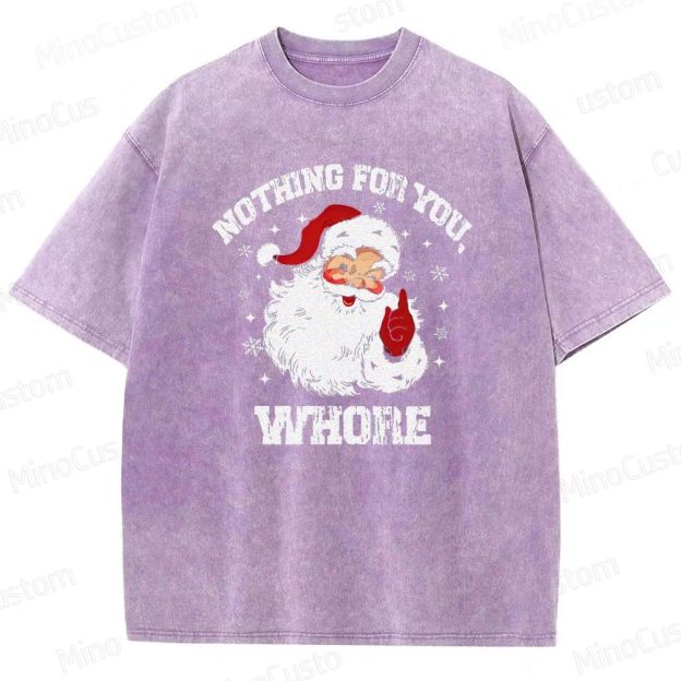 Christmas - Themed Santa Claus Graphic Short - Sleeve T - Shirt