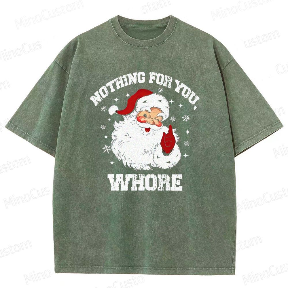 Christmas - Themed Santa Claus Graphic Short - Sleeve T - Shirt