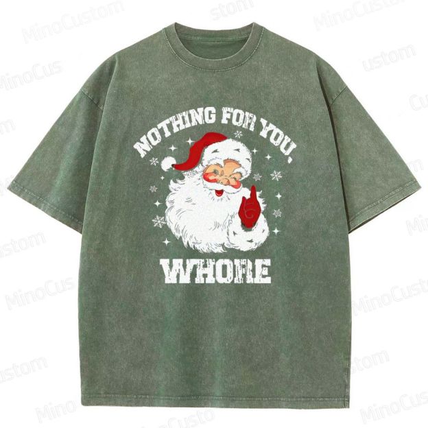Christmas - Themed Santa Claus Graphic Short - Sleeve T - Shirt