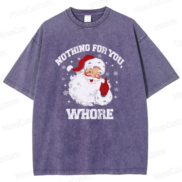 Christmas - Themed Santa Claus Graphic Short - Sleeve T - Shirt