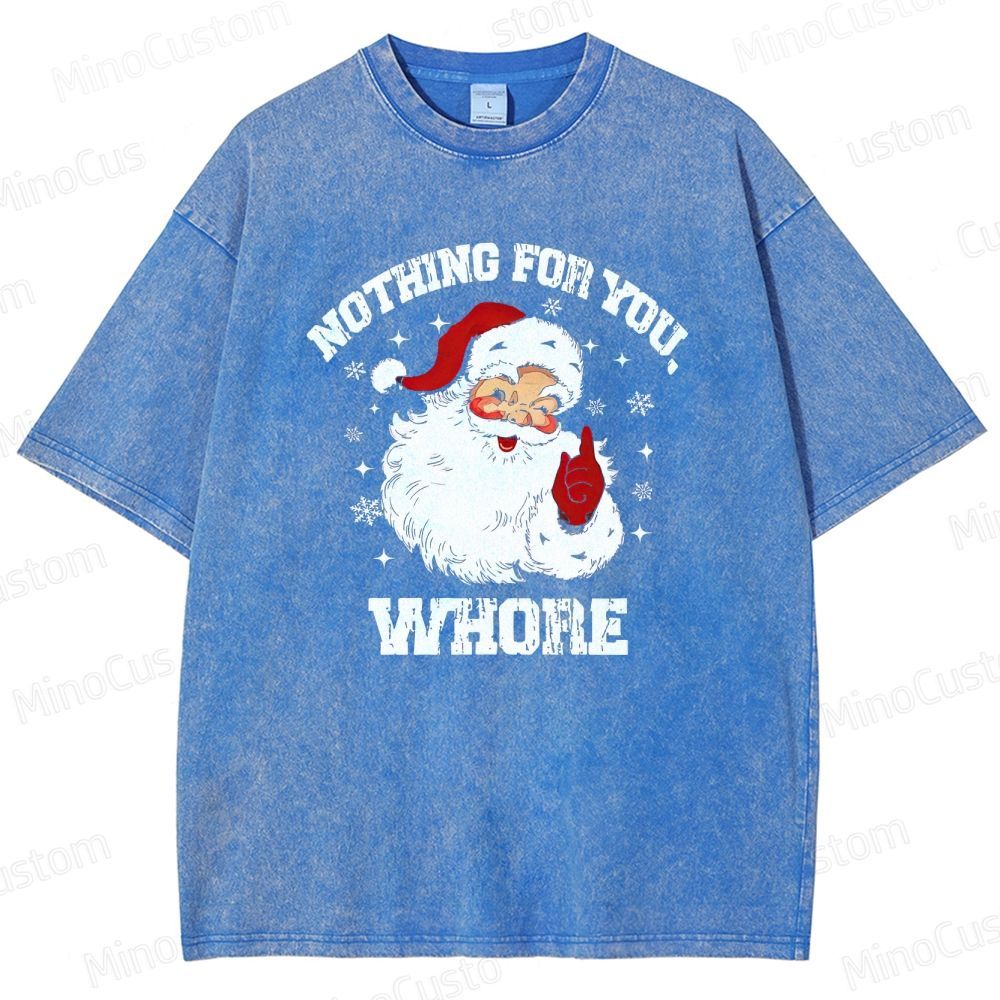 Christmas - Themed Santa Claus Graphic Short - Sleeve T - Shirt