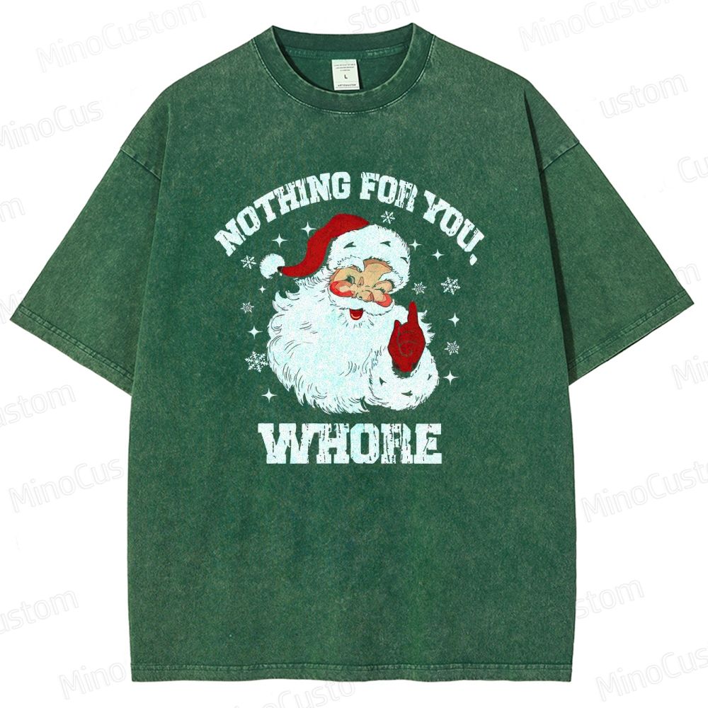 Christmas - Themed Santa Claus Graphic Short - Sleeve T - Shirt