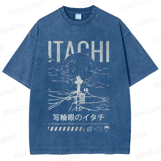 Anime - Themed Character and Scenery Graphic Short - Sleeve T - Shirt